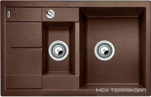 Мойка кухонная Blanco Metra 6 S Compact кофе| 50x78x19