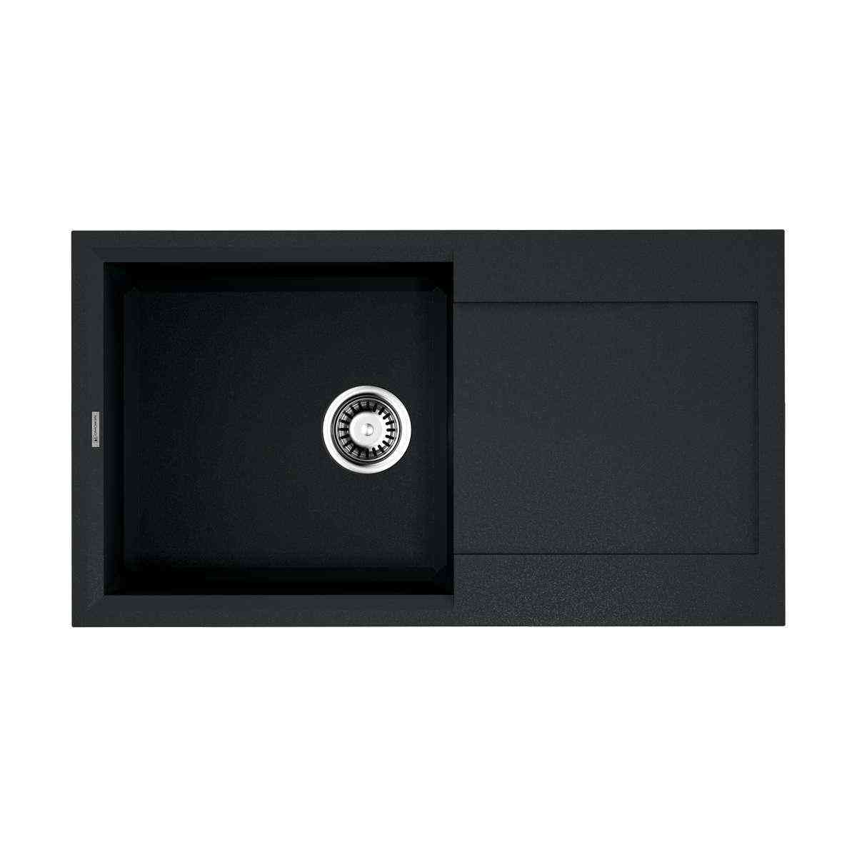 Мойка кухонная Omoikiri Sakaime 78-BL черная| 43x78x23