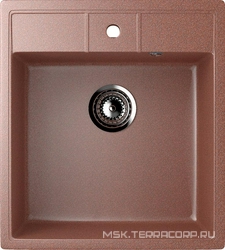 Мойка кухонная Ulgran U-406-307 терракот| 50x44x19