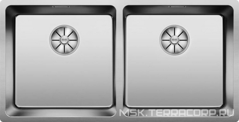 Мойка кухонная Blanco Andano 400/400-U сталь| 44x86x19