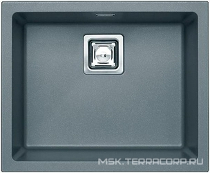 Мойка кухонная Alveus Quadrix Granital 50 steel| 46x56x20