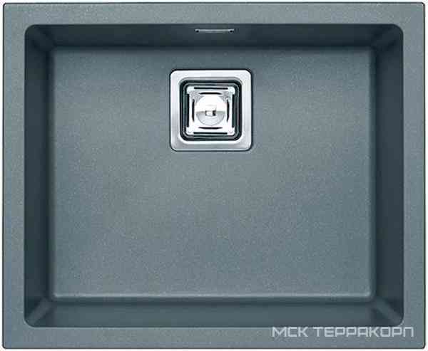 Мойка кухонная Alveus Quadrix Granital 50 steel| 46x56x20