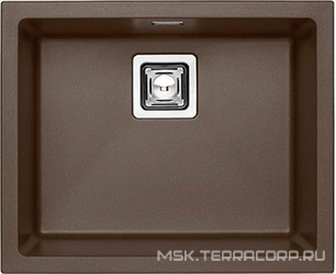 Мойка кухонная Alveus Quadrix Granital 50 chocolate| 46x56x20
