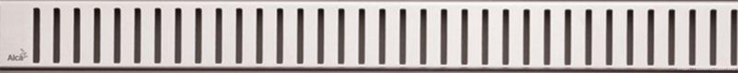 Решетка "-300" для водоотводящего желоба APZ1, хром глянцевый ZZ AlcaPlast Pure PURE-300L