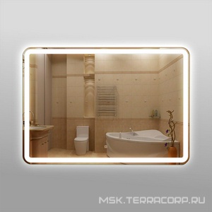 Зеркало h70 х 100 см, LED подсветка с сенсорным выключателем КЗСК 348 3480710ск