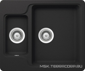 Мойка кухонная Schock Cambridge 60 оникс| 51x61x19