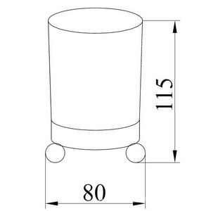 Стакан , настольный, бронза ZZ Boheme Hermitage 10331