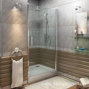 Дверь для душа Пандора 800хh1850 мм (стекло прозрач. профиль хром, универс. правая/левая) Good Door PANDORA ПД00069