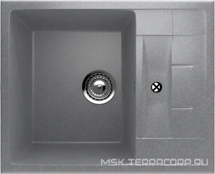 Мойка кухонная Ulgran U-207-342 графитовая| 49x61x19