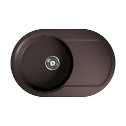 Мойка кухонная Omoikiri Manmaru 78-DC темный шоколад| 51x78x20