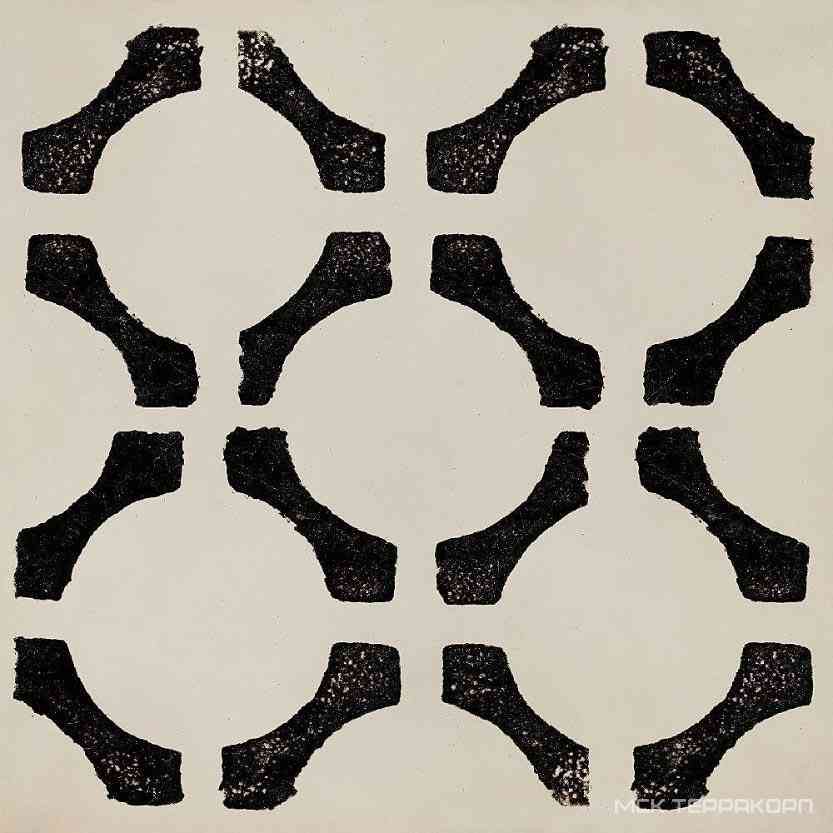 Riggiole Bianchi Singoli Deco4 ZZ 90x90