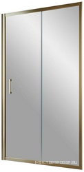 Дверь в нишу ZP, 105x190 см, двухсекционная раздвижная с покрытием QuickNano, профиль бронза, стекло сатин ZZ