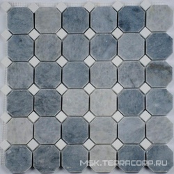 Мозаика из камня на сетке М20-371-Р ZZ 30.5x30.5