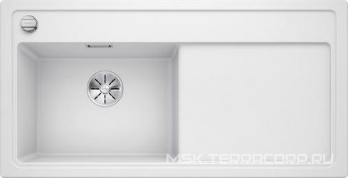 Мойка кухонная Blanco Zenar XL 6S белая, левая| 51x100x19