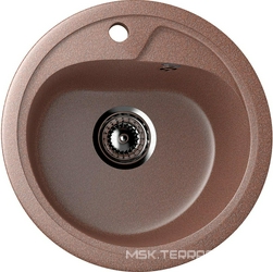 Мойка кухонная Ulgran U-500-307 терракот| 44x44x18