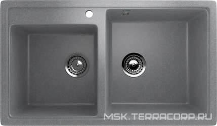 Мойка кухонная Ulgran U-200-342 графитовая 48x84x20 Ulgran u-200 s376033