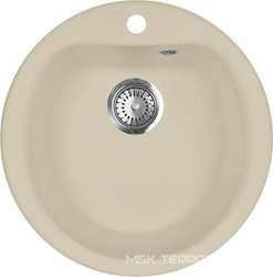 Мойка кухонная AquaGranitEx M-07 бежевая| 49x49x20