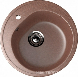 Мойка кухонная Ulgran U-101-307 терракотовый| 50x50x18