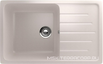 Мойка кухонная Ulgran U-400-331 белая| 49x75x20