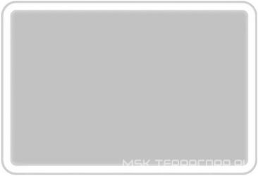 Зеркало 1200x30x800мм, реверс., с встроенным по периметру светильником и кнопочным выключателем, 12W, 220-240V, BelBagno ZZ