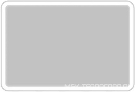 Зеркало 1200x30x800мм, реверс., с встроенным по периметру светильником и кнопочным выключателем, 12W, 220-240V, BelBagno ZZ BelBagno Универсал SPC-MAR-1200-800-LED-BTN
