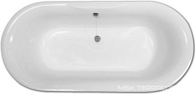 Ванна из искусственного камня Фэма  2 белая, белые ножки 171x82x49 Фэма Феррара 