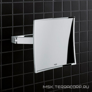 Зеркало косметическое, настенное,, хром ZZ Grohe Selection Cube 40808000