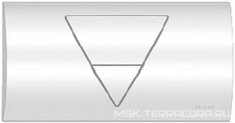 Клавиша Vising for Life 1 (8311.1) (белый, металл) Viega T5  462239 ZZ