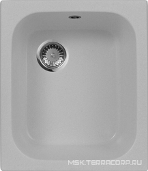 Мойка кухонная AquaGranitEx M-17 серая| 48x42x19