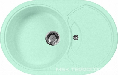 Мойка кухонная AquaGranitEx M-18s салатовая| 50x78x20