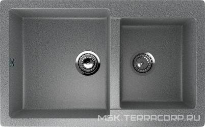 Мойка кухонная Ulgran U-505-309 темно-серая| 50x77x21