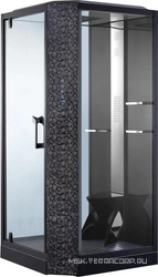 Душевая кабина Orans SR-89101LS черная, с баней| 100x220x100