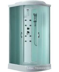 Душевая кабина Timo Eco TE-0702 L, 120*80*218 см, стекло матовое / текстурное, акриловый поддон 15 см, ZZ Timo eco TE-0702PL