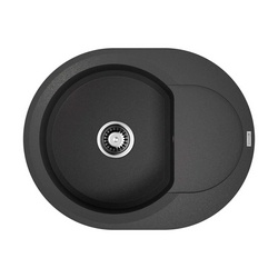 Мойка кухонная Omoikiri Sakaime 60E BL черная| 47x60x22