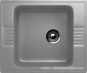 Мойка кухонная Ulgran U-204-342 графитовая| 49x58x19