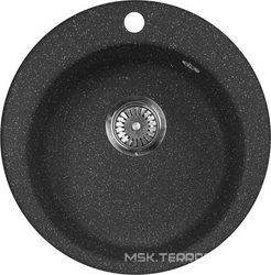 Мойка кухонная AquaGranitEx M-05 черная 47x47x18 AquaGranitEx m-05 s329366