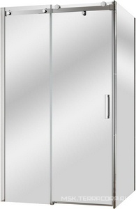 Душевой уголок 1300x1000x1950 мм, стекло-прозрачное, профиль-хром, STYLUS-SOFT ZZ Cezares Stylus-Soft STYLUS-SOFT-AH-1-130/100-C-Cr