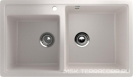 Мойка кухонная Ulgran U-200-331 белая| 48x84x20