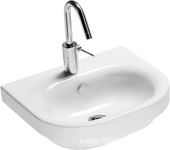 Раковина 450х378мм, с 1 отв.д/сесит., (БЕЗ креплен.YR47),  ZZ Hatria Daytime YXBM01