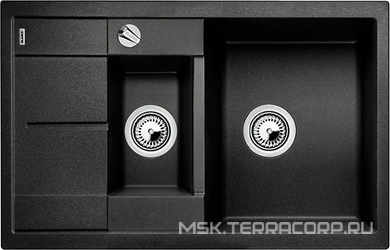 Мойка кухонная Blanco Metra 6 S Compact антрацит| 50x78x19