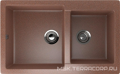 Мойка кухонная Ulgran U-505-307 терракотовая| 50x77x21