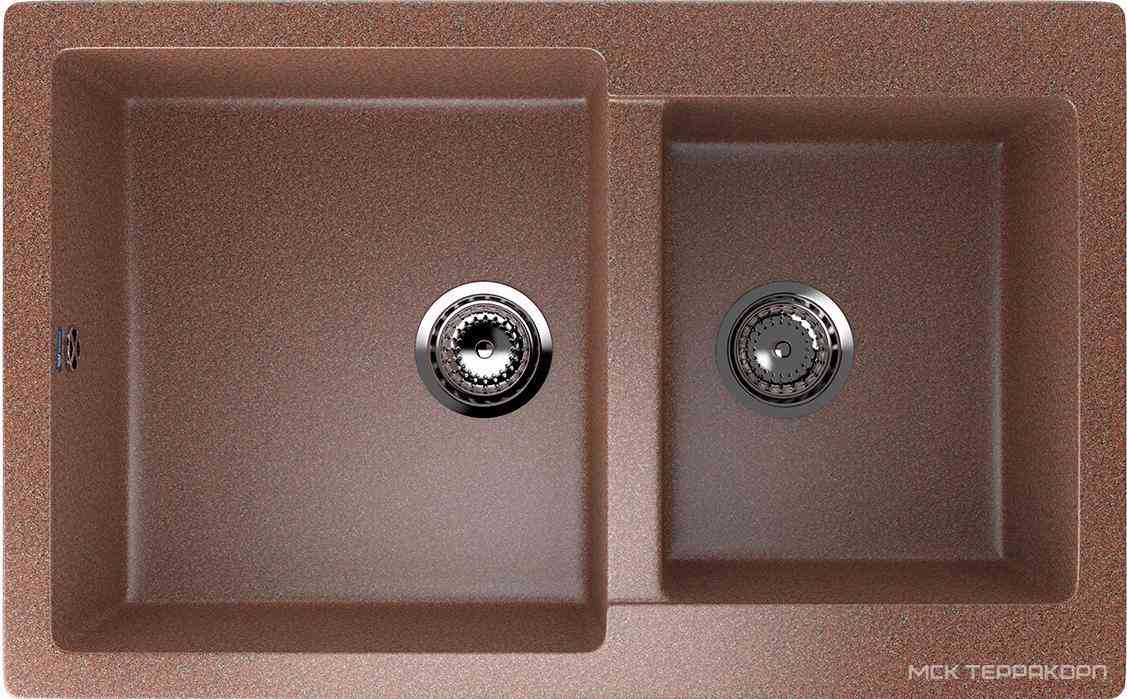 Мойка кухонная Ulgran U-505-307 терракотовая| 50x77x21