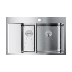 Мойка кухонная Omoikiri Akisame 78-2-IN-R нержавеющая сталь| 51x78x20