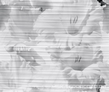 Декор Gracia ceramica Celia  white panno 01 (из 2х частей 25x60)  50х60 010300000090