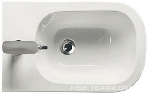 Биде подвесное 54х35см, крепёж арт.WB9N в компл., (цв.белый),  ZZ Kerasan Tribeca 512501