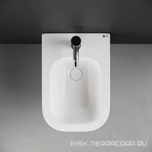 Биде подвесное New Day, с крепежом и д/к, цвет белый ZZ Ceramica Nova new day CN3006