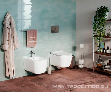 Биде подвесное New Day, с крепежом и д/к, цвет белый ZZ Ceramica Nova new day CN3006