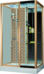 Душевая кабина Niagara Lux 7713G R золото| 120x215x82