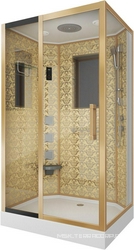 Душевая кабина Niagara Lux 7711GL золото| 120x220x90