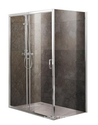 UNIQUE-AH-1-100/115-80-P-Cr Душевой уголок | ZZ